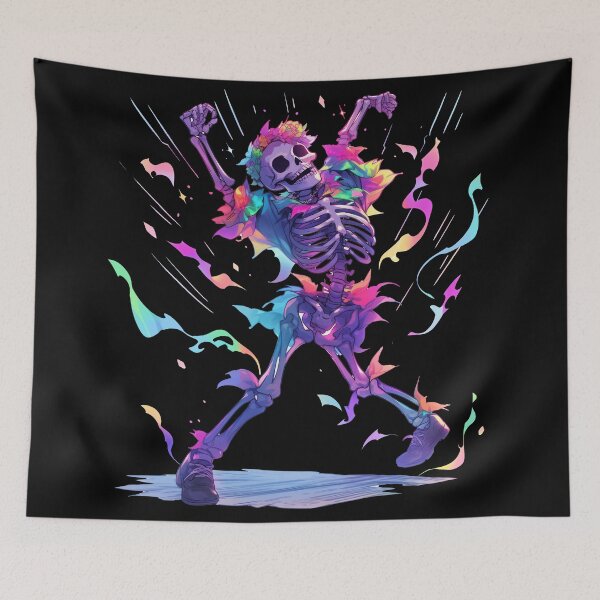 Item preview, Boney Boogie: Skeleton's Spectrum Shimmy designed and sold by KaleidoKiosk.