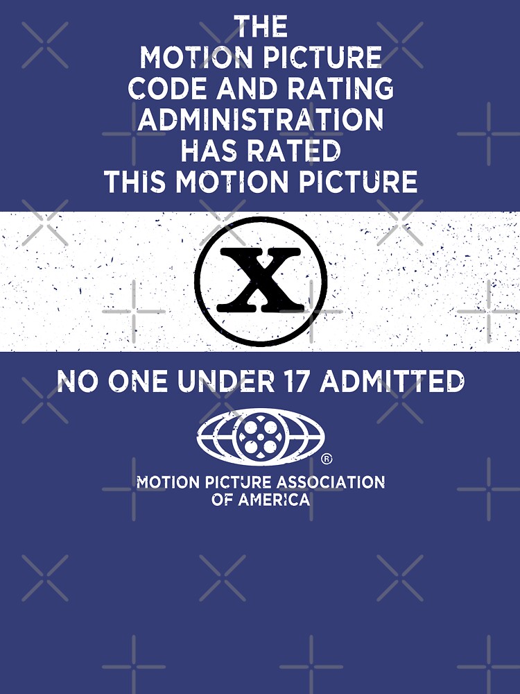 Movie Rating - Rated X (Exclusive FidoTees Design) | Poster