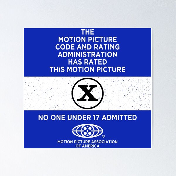 Item preview, Movie Rating - Rated X (Exclusive FidoTees Design) designed and sold by Obscura Tee.