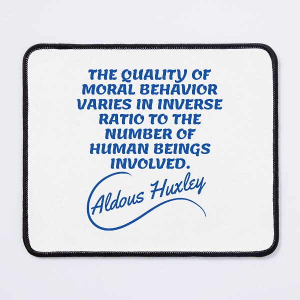 Item preview, Aldous Huxley Quotes -  Behavior Aesthetic Quotes designed and sold by Writer Quotes.