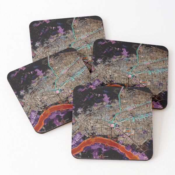 Item preview, Old Map Inverted Colors, Negative Contrast designed and sold by SteadyRolling.