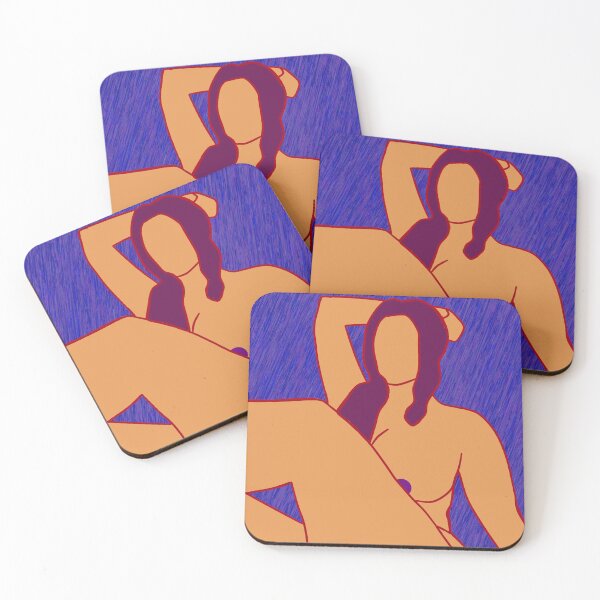 Item preview, Female nude, minimalist digital painting designed and sold by pulchritude560.