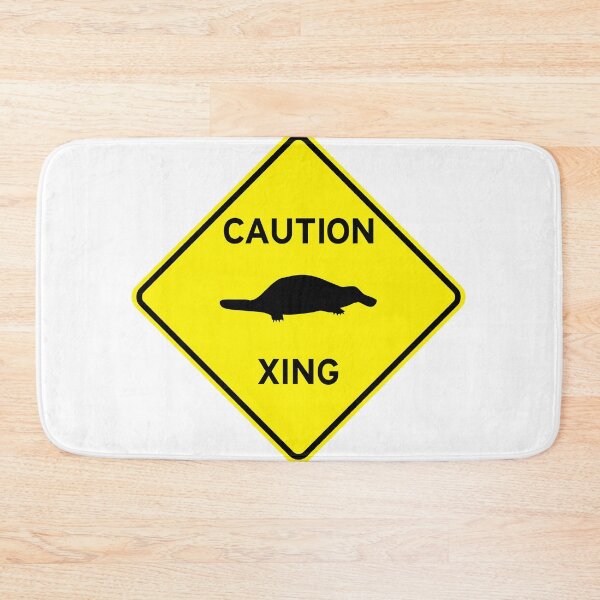 Item preview, Caution Platypus Crossing designed and sold by TheCornrCabinet.