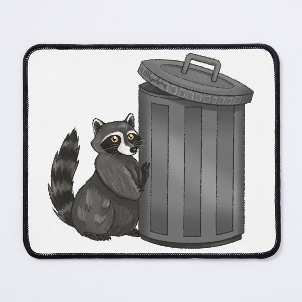 Item preview, Raccoon and Trash Can designed and sold by Faye Ferre.