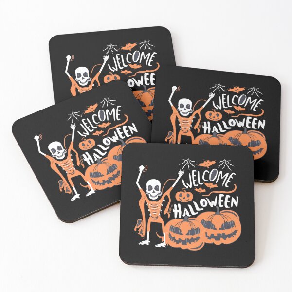 Item preview, Skull welcoming Halloween  designed and sold by Coollzone.