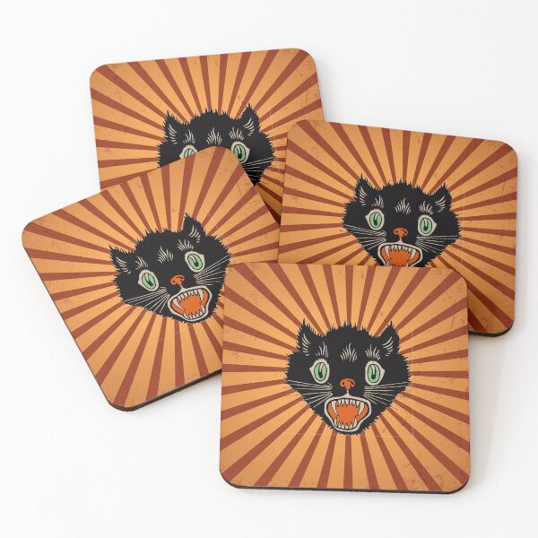 Item preview, Black Cat Vintage Retro Halloween designed and sold by gillys.