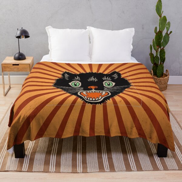 Item preview, Black Cat Vintage Retro Halloween designed and sold by gillys.