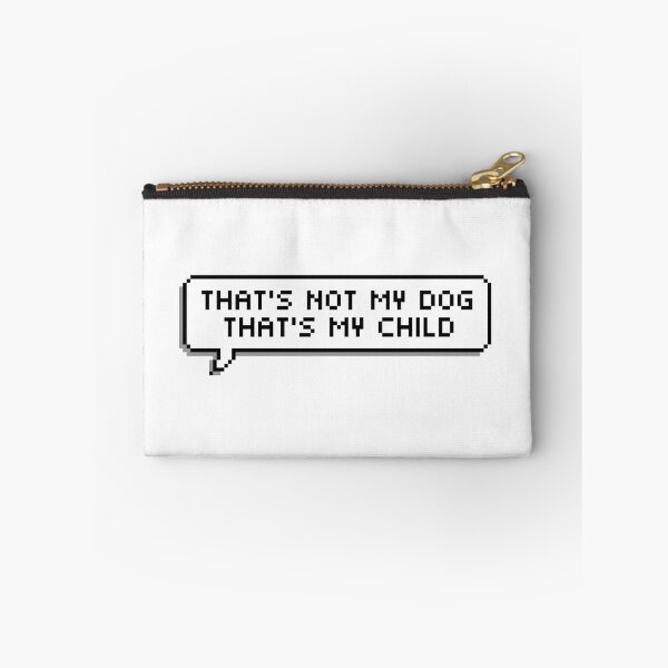 Item preview, That's not my dog that's my child pixel speech bubble retro sprite art designed and sold by Momoringalingg.