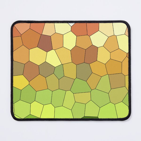 Item preview, Mosaic Tile Stylized Art In Greens, Yellows, Orange designed and sold by DEC02.