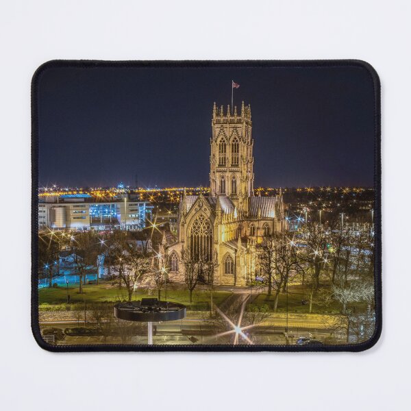 Item preview, Doncaster UK - night panoram St. George church designed and sold by wojciech-c.