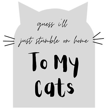 Swiftie Cat Red Sticker