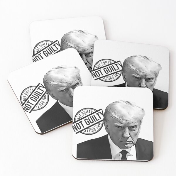 Item preview, Trump Mugshot Not Guilty designed and sold by LibertyTees.