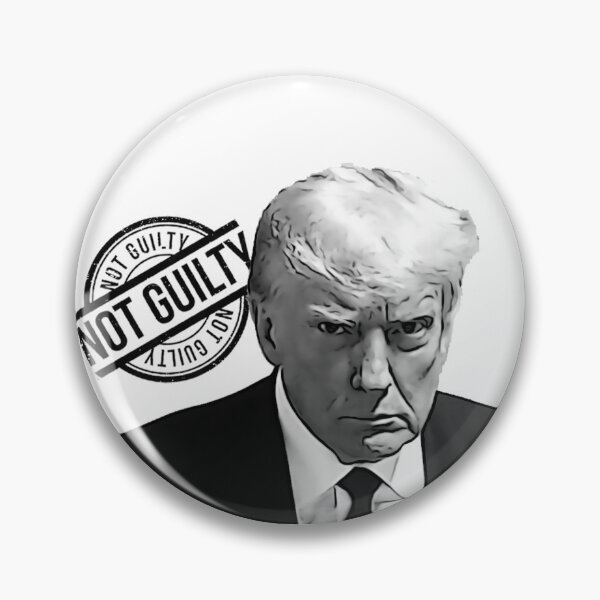 Item preview, Trump Mugshot Not Guilty designed and sold by LibertyTees.