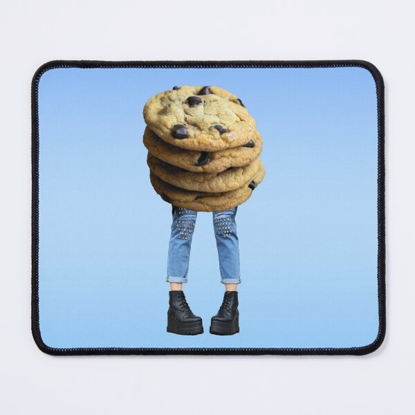 Item preview, Surreal Collage Print: "Tough Cookie" Solo in Blue Girl with Chocolate Chip Cookie Body designed and sold by GollyWillikers.