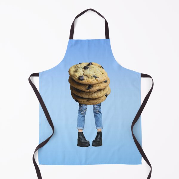 Item preview, Surreal Collage Print: "Tough Cookie" Solo in Blue Girl with Chocolate Chip Cookie Body designed and sold by GollyWillikers.
