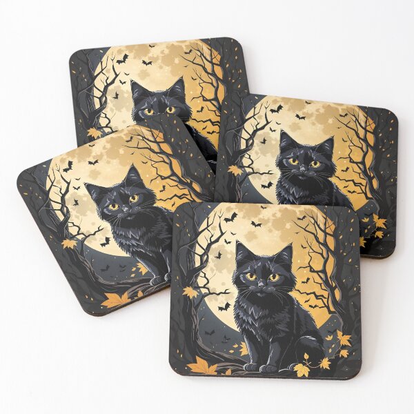 Item preview, Cat and Moon designed and sold by Printables1970.