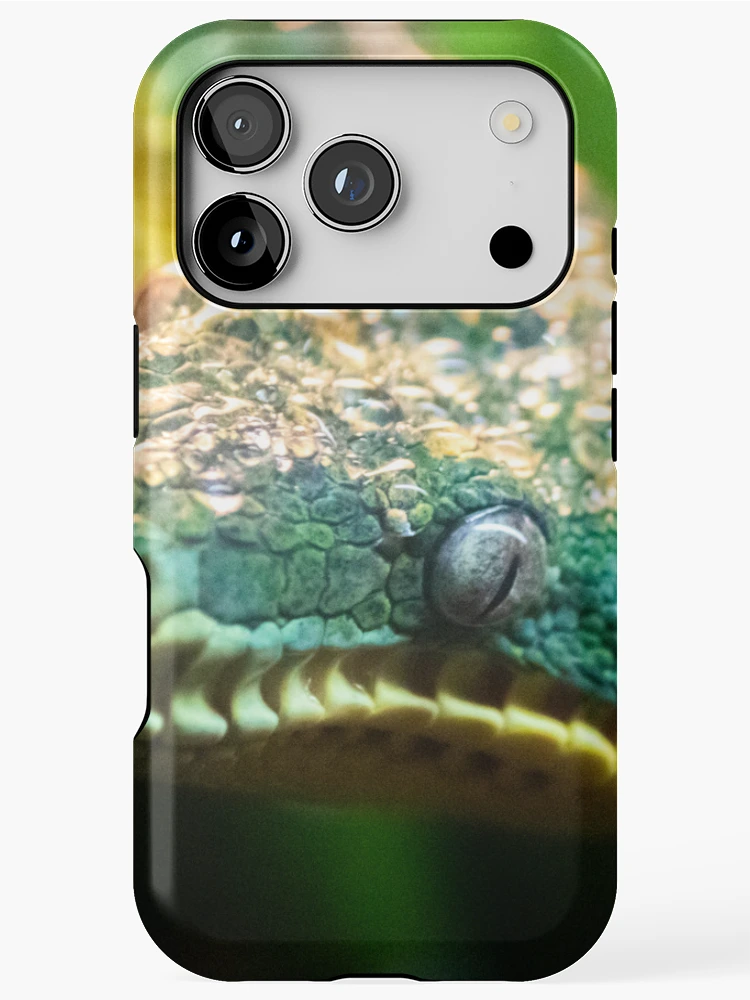 Thumbnail 1 of 4, iPhone Case, Green Tree Python designed and sold by DoubleDownRB.