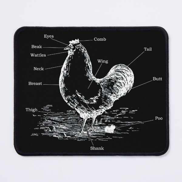 Item preview, Feathered Blueprint: Anatomy of a Chicken But designed and sold by FlyShop1.