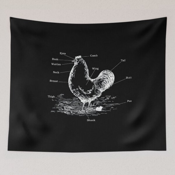 Item preview, Feathered Blueprint: Anatomy of a Chicken But designed and sold by FlyShop1.