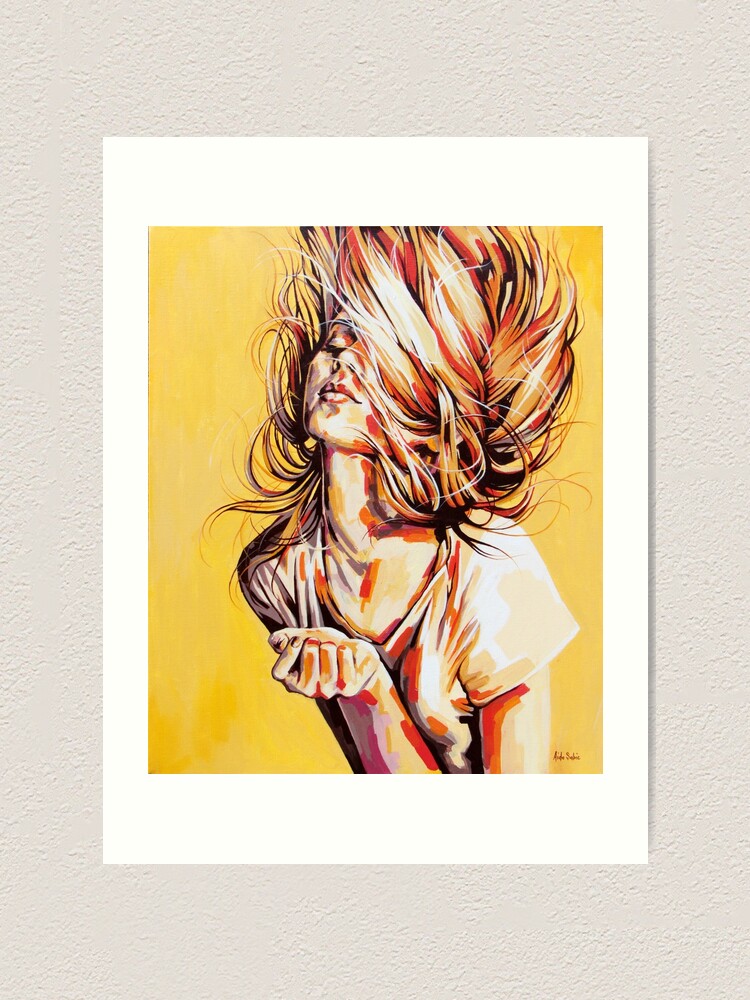 Imagen 1 de 3, Lámina artística con la obra Amarillo, diseñada y vendida por AidaSabic.
