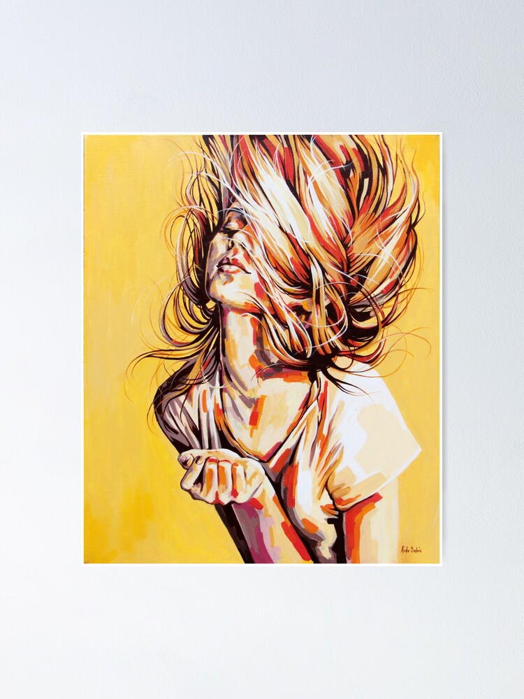 Imagen 1 de 3, Póster con la obra Amarillo, diseñada y vendida por AidaSabic.