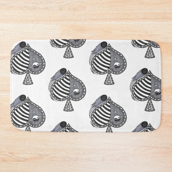 Item preview, Spades Playing Card Suit Yinyang Pattern Design designed and sold by Harold-Inks.