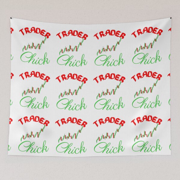 Item preview, Trader Chick-White Background  designed and sold by Trendi61.