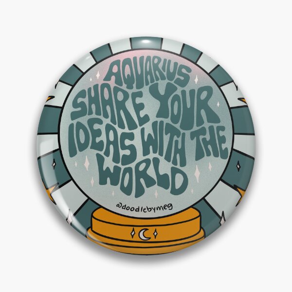 Item preview, Aquarius Crystal Ball designed and sold by doodlebymeg.