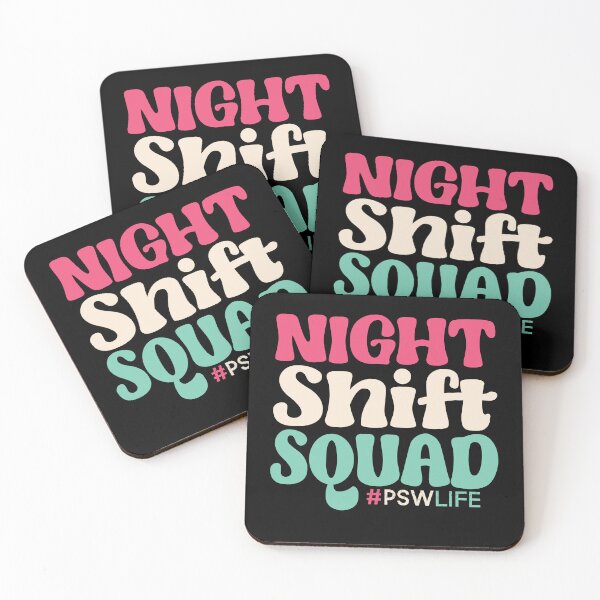 Item preview, Night Shift Squad #pswlife  - Gift for Personal Support Wokers designed and sold by TaraGbear.