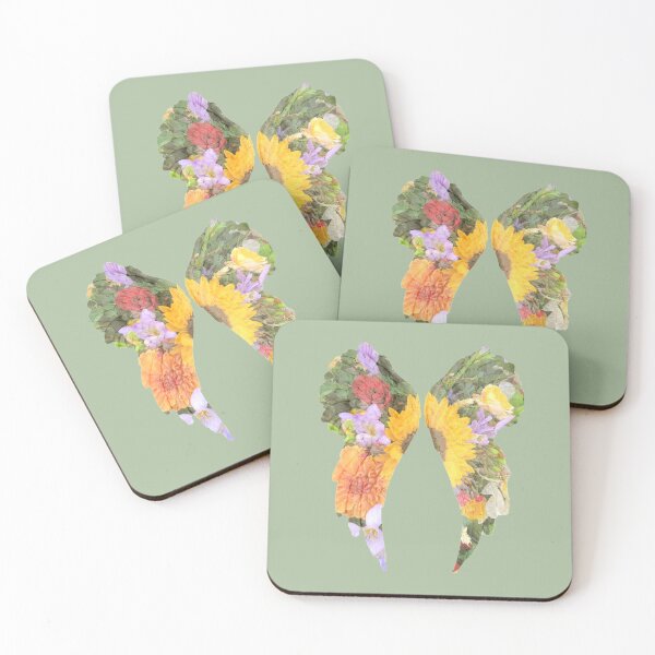 Item preview, Floral wings designed and sold by OllieandQuinn.