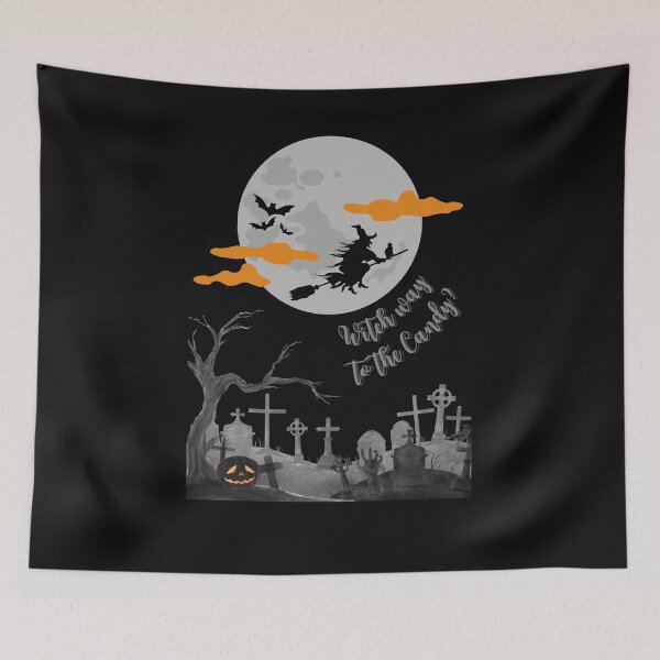Item preview, Halloween Witch way to the candy? designed and sold by AAcrew.