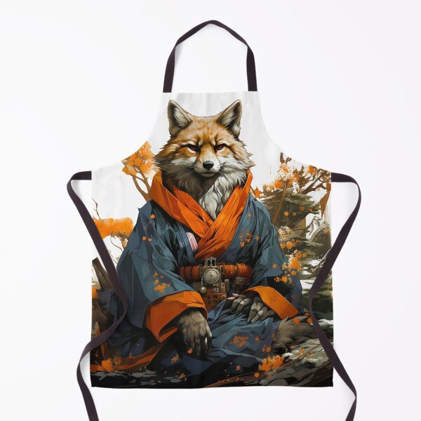 Artikelvorschau, Foxamurai Rotfuchs, japanischer Stil entworfen und verkauft von StikShrt.