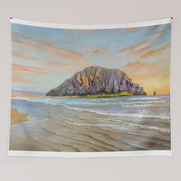Item preview, Morro Bay on The Beach designed and sold by Michael Rock Art.