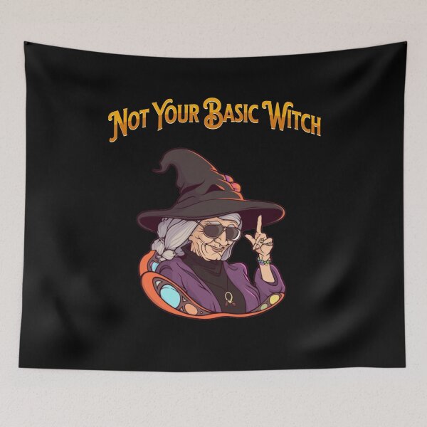 Item preview, Not Your Basic Witch designed and sold by ZenEverAI.