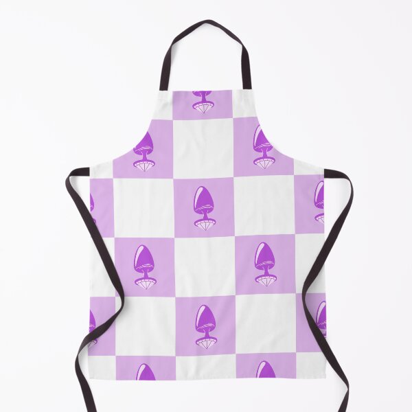 Item preview, Jewel Butt Plug Lilac Purple Checkerboard Pattern designed and sold by KinkShoppe.
