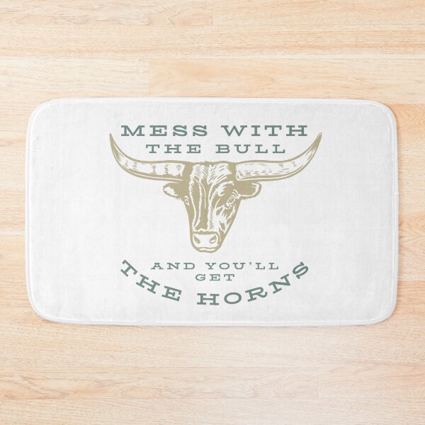 Item preview, Funny Cowboy Saying Mess with the Bull designed and sold by whyitsme.