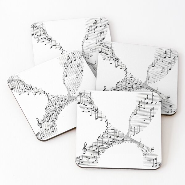 Item preview, Music Notes & DNA Helix designed and sold by MindFrank.