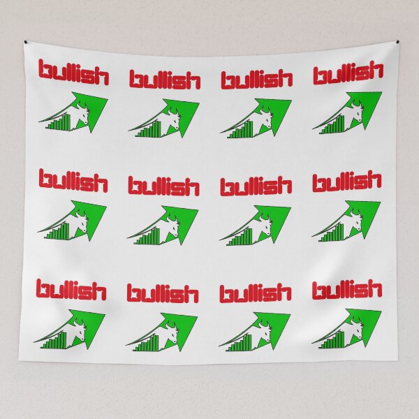 Item preview, Bullish-White Background  designed and sold by Trendi61.