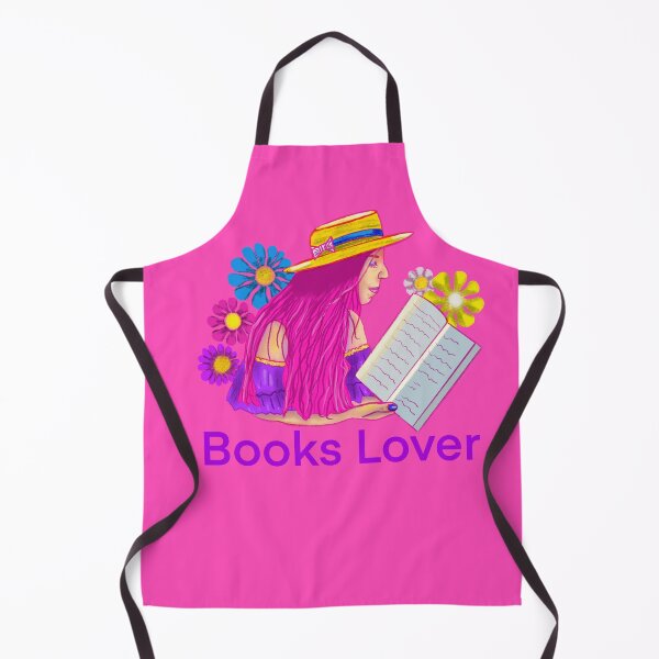 Item preview, Books lover girl reading with flowers designed and sold by altairaleon.