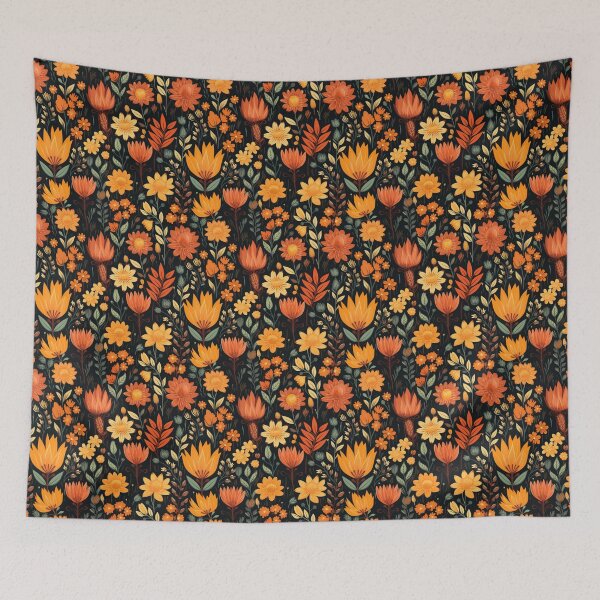 Item preview, Fall Flower Seamless Design designed and sold by holistech.
