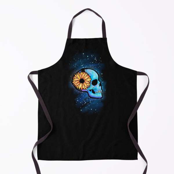 Item preview, Blue Skull with Sunflower Headphones designed and sold by brookelynette.