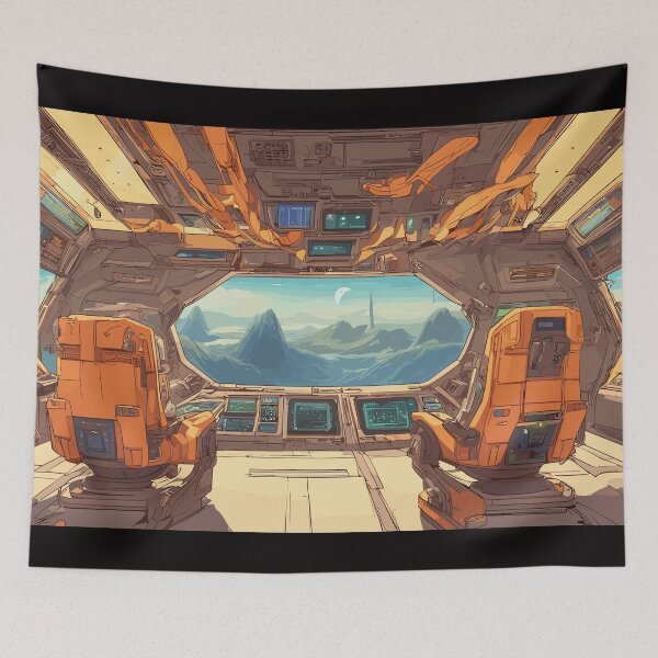 Item preview, Captain's View: Inside the Spaceship Cockpit, Witnessing Alien Worlds designed and sold by JakesRWild.