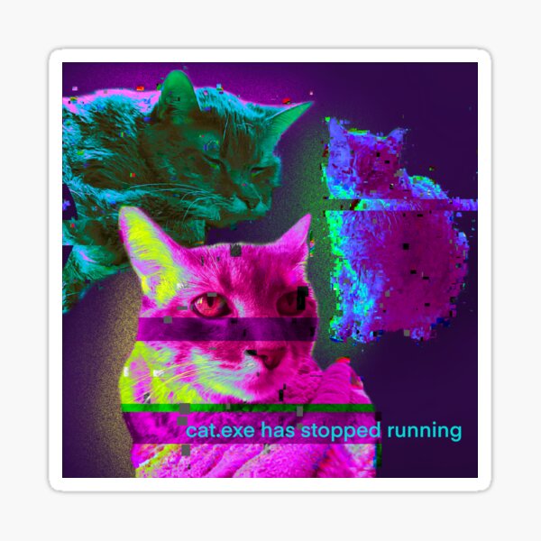 Remilia Sad Cat Dance Sticker - Remilia Sad Cat Dance Loop