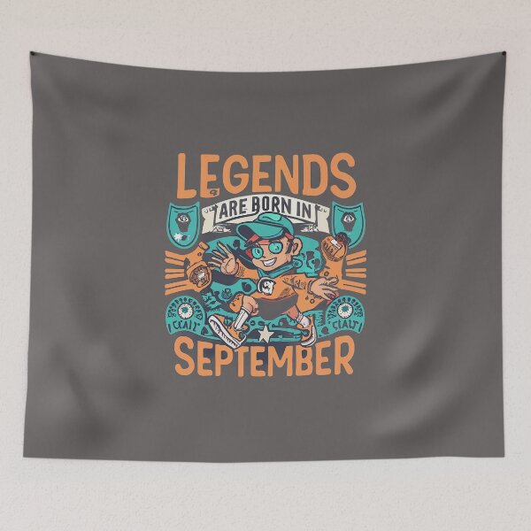 Item preview, Legends are born in September  designed and sold by emaga.