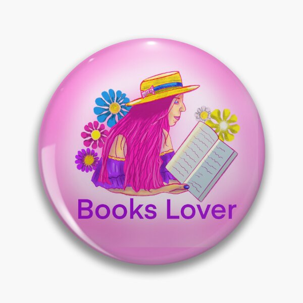 Item preview, Books lover girl reading with flowers designed and sold by altairaleon.