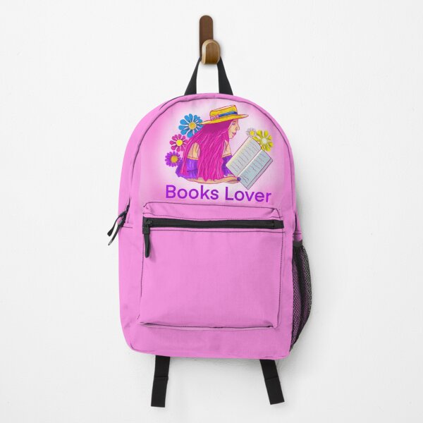 Item preview, Books lover girl reading with flowers designed and sold by altairaleon.