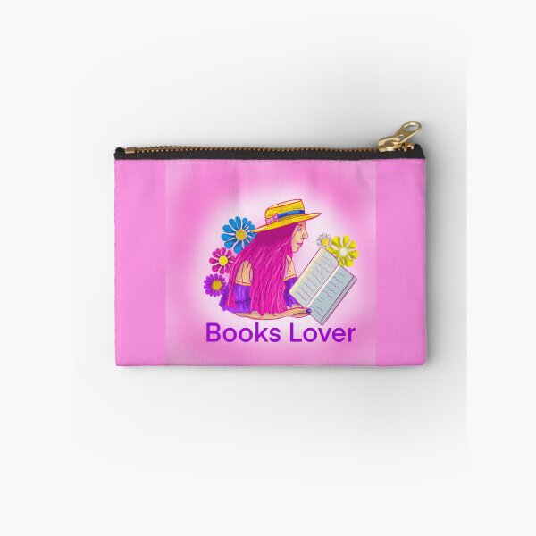 Item preview, Books lover girl reading with flowers designed and sold by altairaleon.