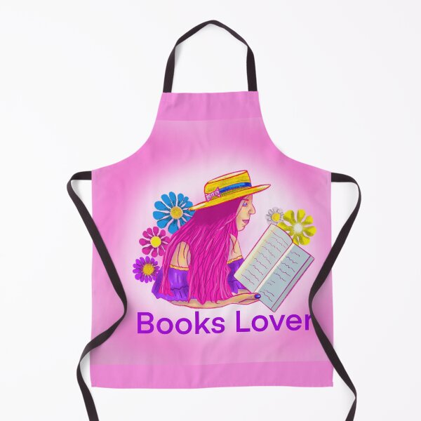 Item preview, Books lover girl reading with flowers designed and sold by altairaleon.