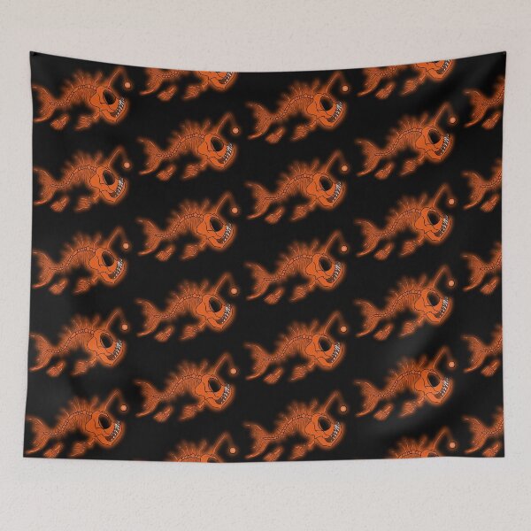 Item preview, SpookSea Fish Orange designed and sold by MarbieBarbie.
