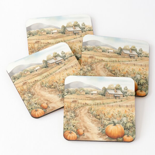 Item preview, Pumpkin Harvest Fall Farm  designed and sold by DigitalChickHub.